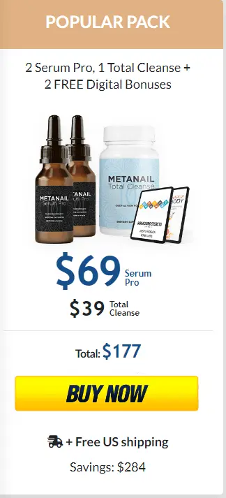 MetaNail Serum 3 bottle order